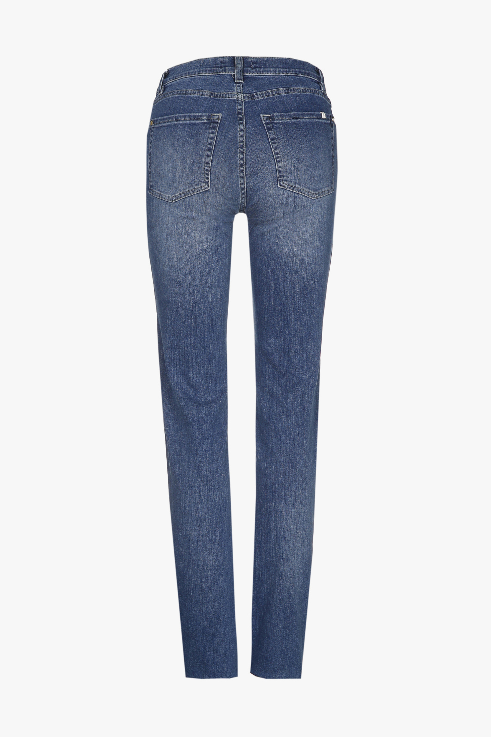 Van rand Staan voor Blauwe slim fit jeans broek - Xandres