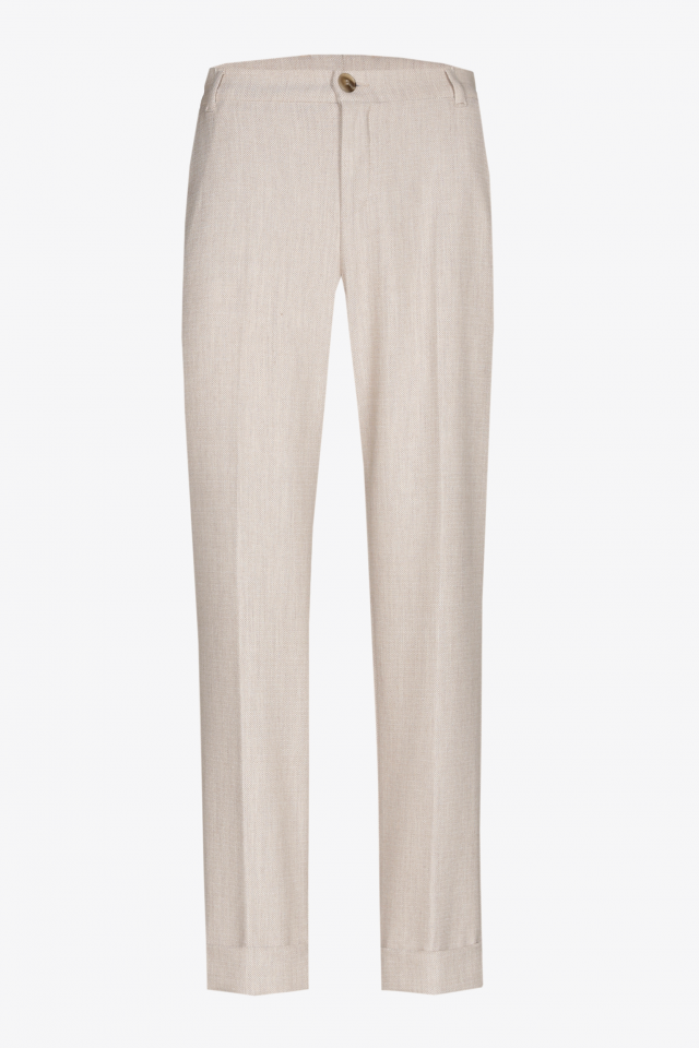 Tailored slim-fit trousers