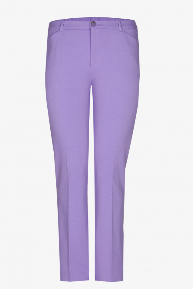 Soft trousers with straight legs